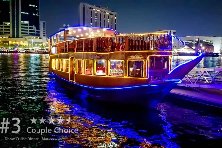 Dhow Cruise Dinner – Dubai Marina Trip