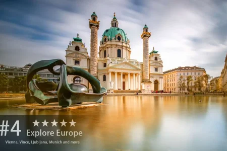 Explore Europe in 9 Days, Discover Vienna, Vince, Ljubljana and more